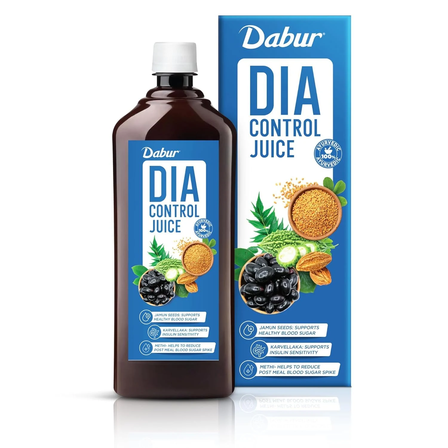 Сок для поддержки контроля уровня сахара в крови Dabur Dia Control — 1 литр