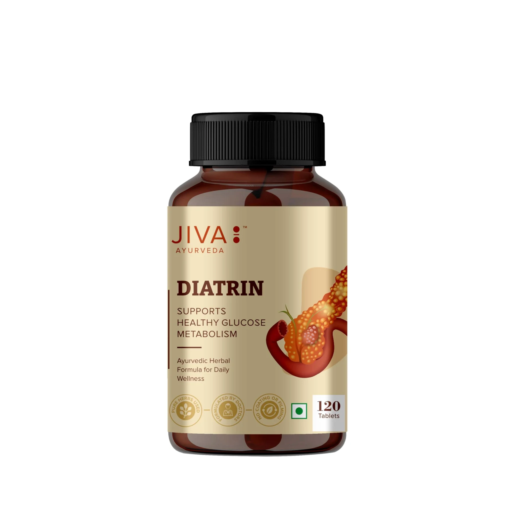 Аюрведические таблетки Diatrin Jiva Ayurveda — 120 таблеток