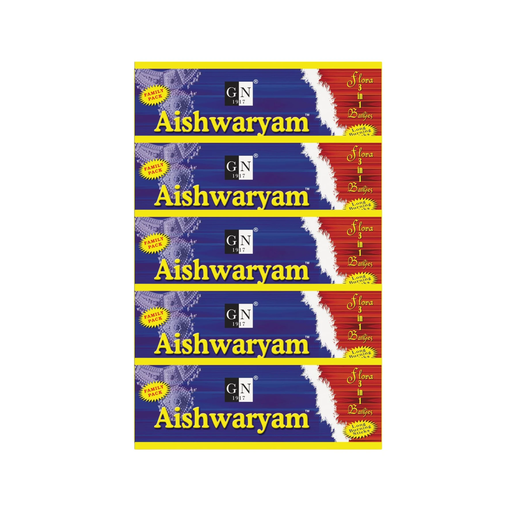 Аромапалочки ручной работы Aishwaryam Flora — 250 шт